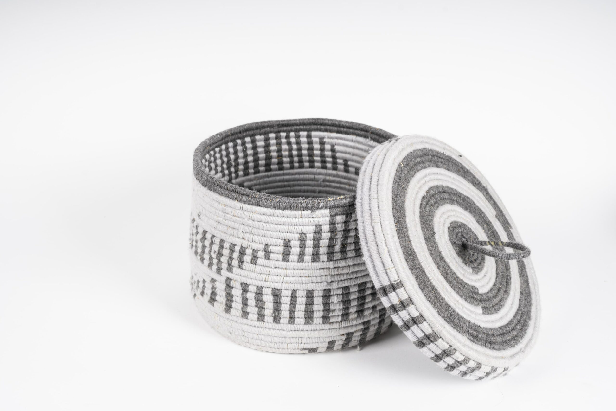 Boîte Grise avec Couvercle