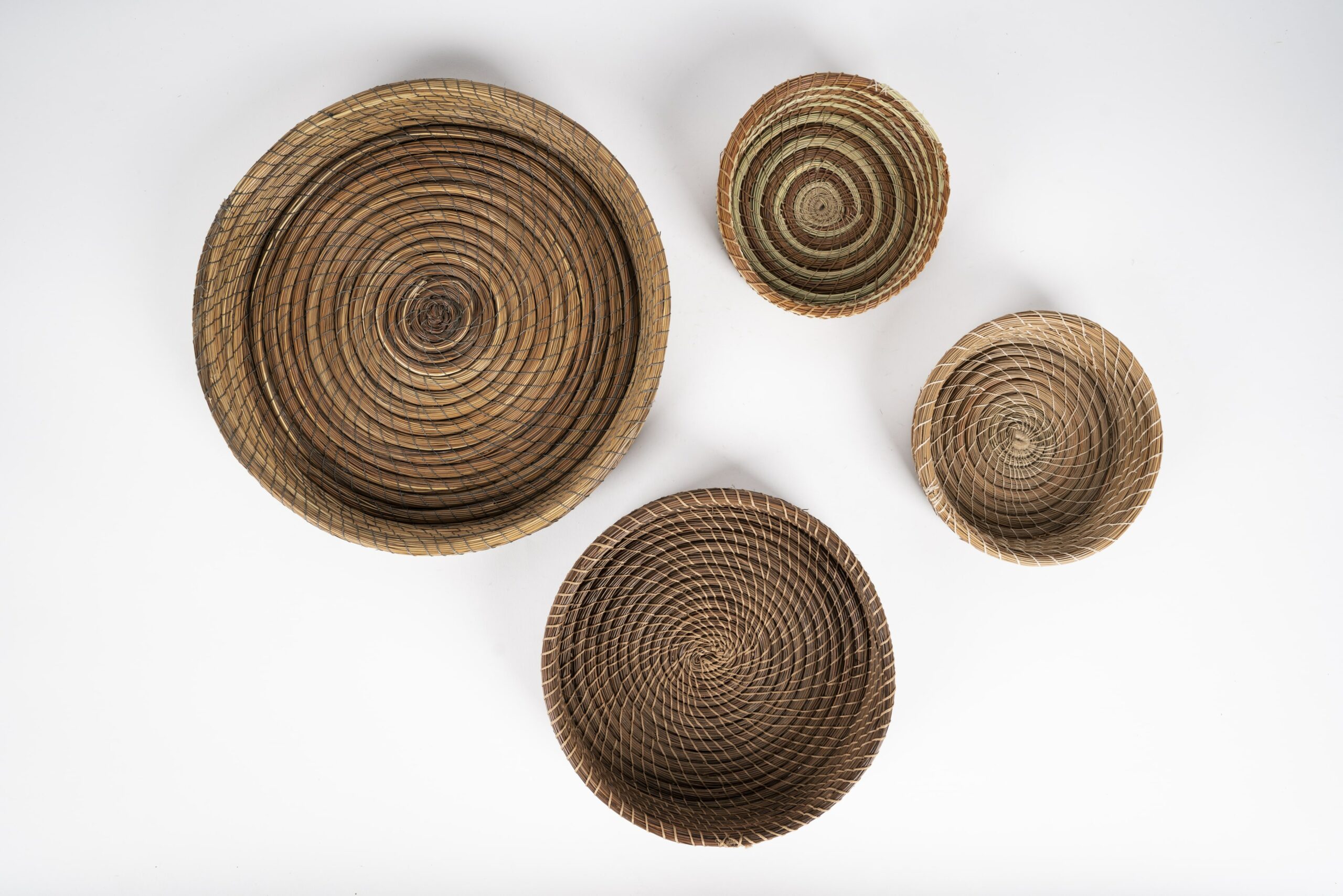 Ensemble de Paniers Naturels en paille